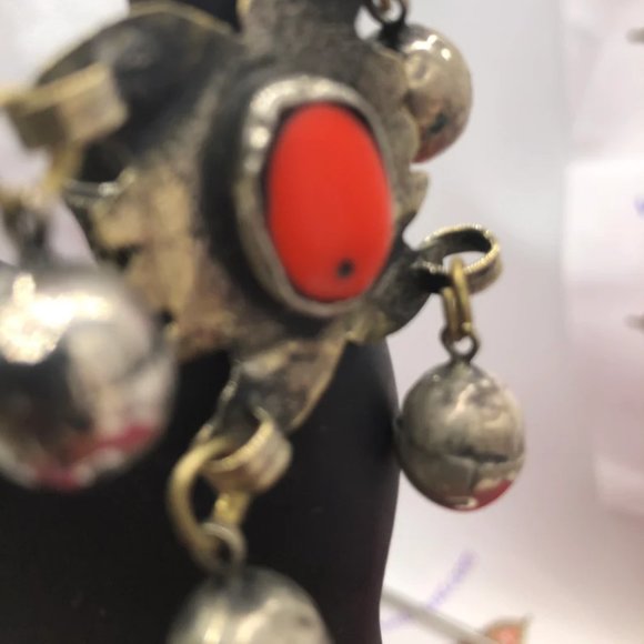 Afghan vintage ring, Afghan Bells Ring, Kuchi Jewelry, Afghan Earrings - Picture 4 of 5